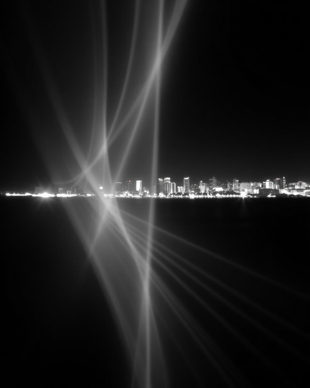 Beirut skyline at night